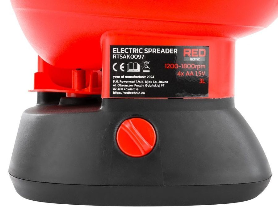 Разбрасыватель-сеялка RED TECHNIC RTSAK0097 - 3л RTSAK0097 фото