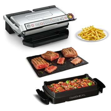 Гриль Tefal OptiGrill+ XL GC724D12 із лотком для випічки GC724D12 фото