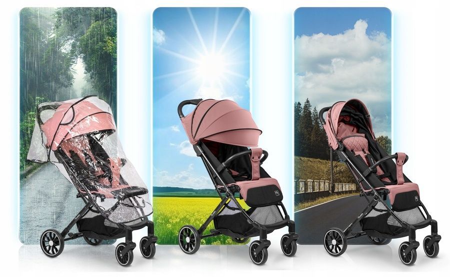 Прогулянкова коляска Nukido Paseo Pink 716004 фото