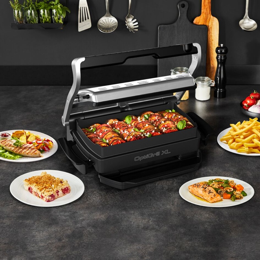 Гриль Tefal OptiGrill+ XL GC724D12 с лотком для выпечки GC724D12 фото