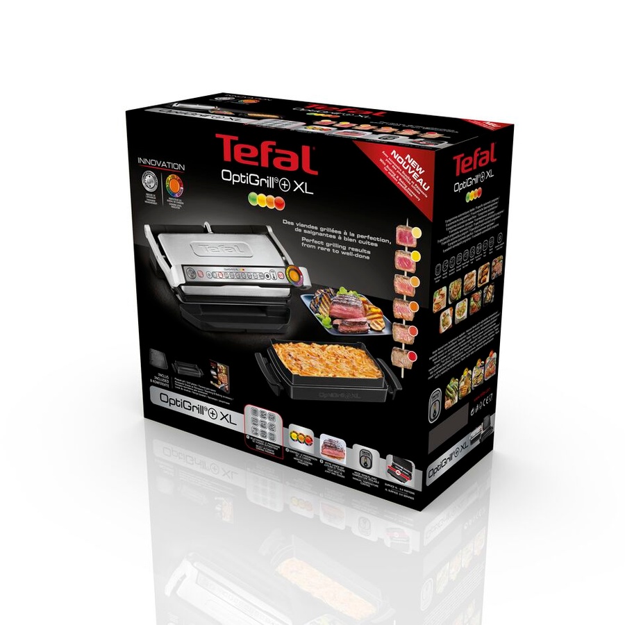 Гриль Tefal OptiGrill+ XL GC724D12 с лотком для выпечки GC724D12 фото