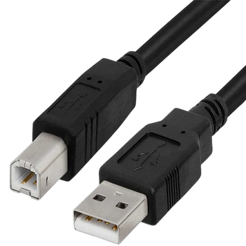 Кабель USB 2.0 AM/BM к принтеру - 1,8м черный USB 2.0 фото