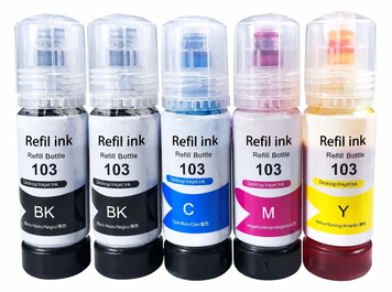 Чорнила Epson 103 EcoTank серії L (5шт х 70мл) 001 фото